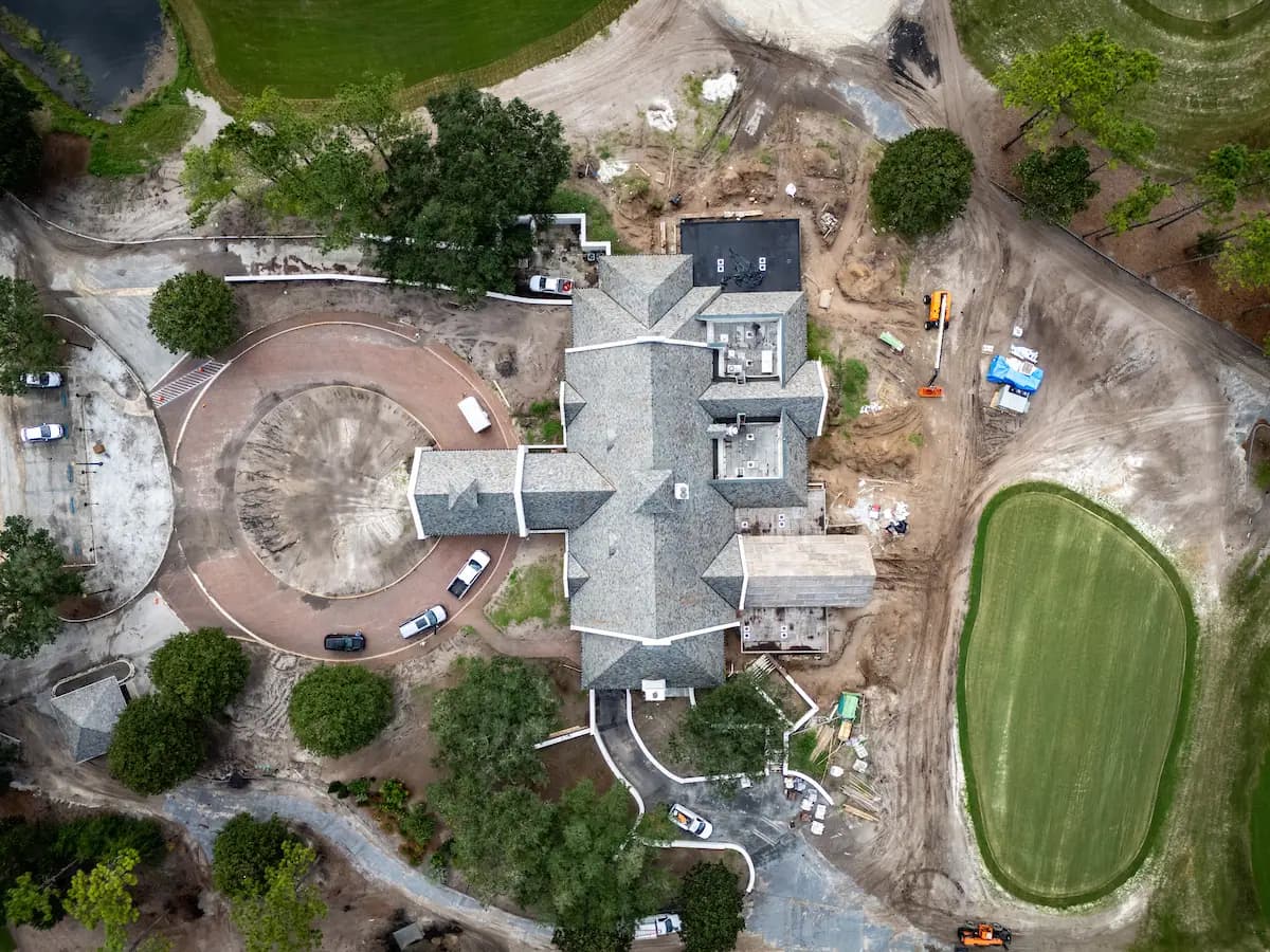 Aerial view of a completed Avant Construction Group project in Jacksonville